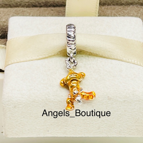 New Pandora Disney, Winnie The Pooh Tigger Dangle Charm - Picture 3 of 5